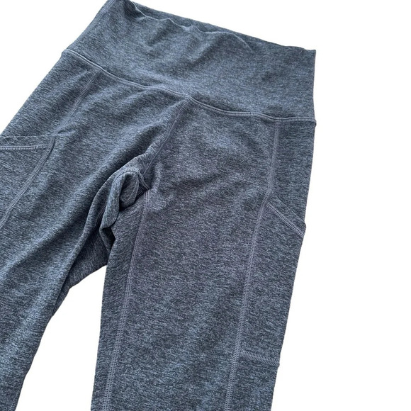 Offline Aerie size Small Blue Heather The Hugger Hi Rise Leggings Side Pockets - Picture 4 of 5